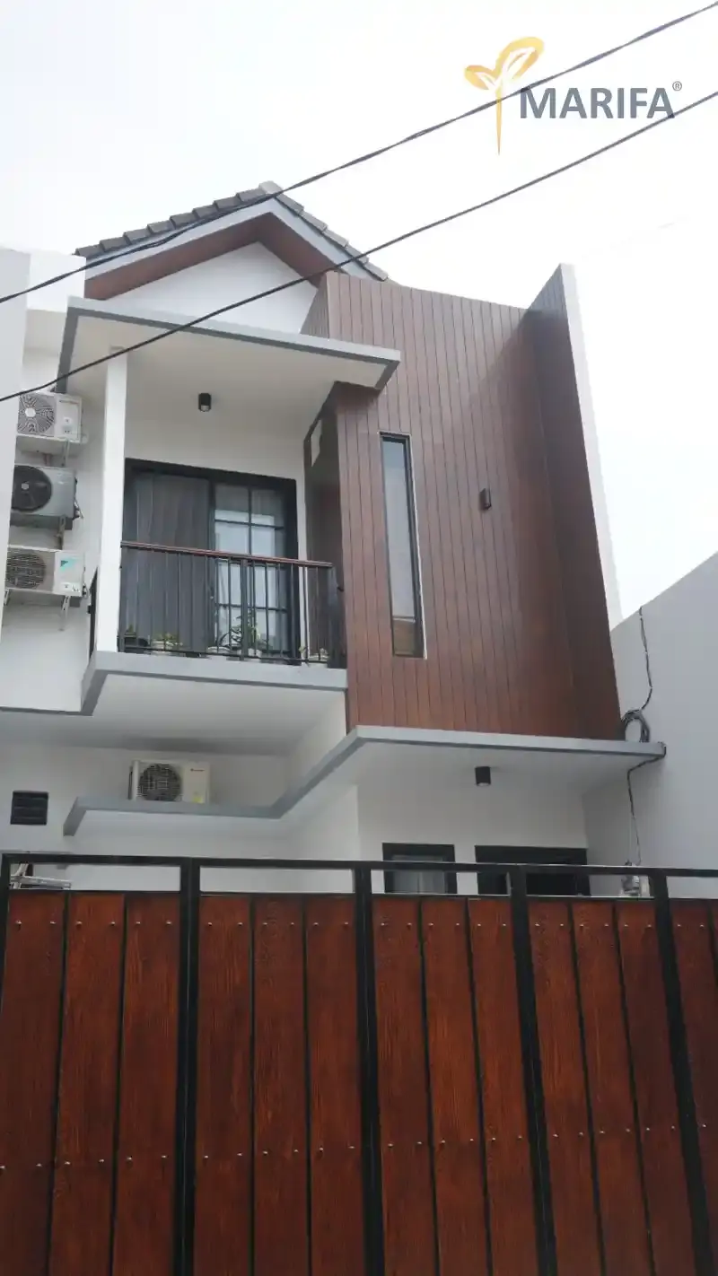 perbandingan rumah sebelum dan sesudah renovasi